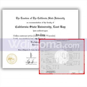 University of California east Bay graduation certificate加州大学毕业也证书